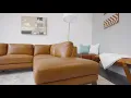 Full Grain Leather Yes Please Mayfair Sofa Is a Must-See Mid in Mod