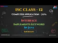 Interface in Java Implements Keyword Explained with Examples