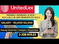 Unitedlex Fresh Hiring - Associate