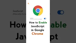 How To Enable JavaScript On Google Chrome 