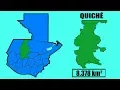 TOP 15 Los departamentos mas grandes de Guatemala