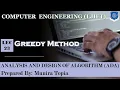 Lec-23 - Greedy Method Analysis and Design of Algorithm Computer Engineering