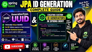 Spring Boot JPA GenerationType UUID in Spring Boot How to Create Custom ID Generators in JPA