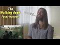 TWD Cast making fun of Andrew Lincoln Saying carl The walking dead funny moment s