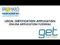 OESBD Online Application Tutorial