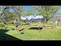 Watch me set up our new pop up canopy and tear it down