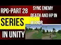 Unity Multiplayer RPG part 28 - Sync death animation and health with Mirror