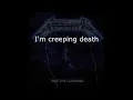 Metallica - Creeping Death Lyrics (HD)