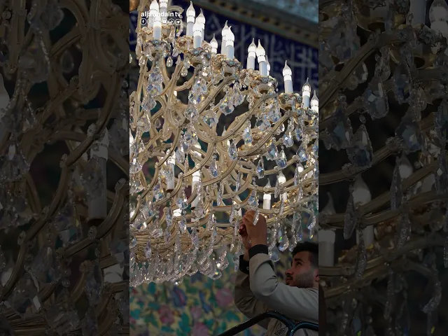 ⁣في كل بريق  قصة حب وبكل نور حكاية محورها إرث يتجدد على مر العصور هنا دوحة العصمة وجنة الله على أرضه.
