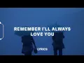 Remember I'll always love you (tiktok version) lyrics | Rachel Chinouriri - So My Darling