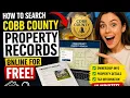 How to search Cobb County property records online for free