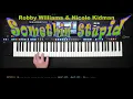 Download Lagu Somethin' Stupid - Nicole Kidman \u0026 Robby Williams, Cover, mit titelbezogenem Style auf Genos.
