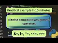 Bitwise Assignment Operators in Python Practical Program Demo Python Learn how 2 use