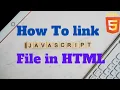 How To Link JavaScript File In Html CODING CODE HTML CSS JAVA SCRIPT