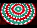 Crochet Christmas doily TheCrochetworld