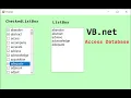 Programming in Visual Basic NET Fill listbox from Checked items checkedlistbox in V B net