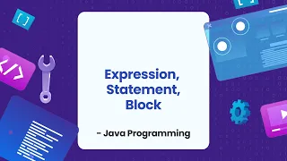 Expression Statement Block Java Programming in Bangla