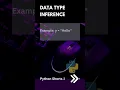Data Type Inference In Python Python Shorts 02 Python Tutorial Deepak Radhakrishnan