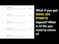 Here s what MDOL EDI PYMNTS deposit means The origin of the payment Do you need to return it