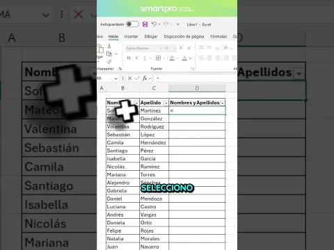 Cómo combinar textos en una celda en Excel