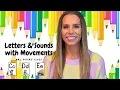 A-Z main letter sounds with Mrs Peters movements