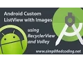 Android Custom ListView with Images using RecyclerView and Volley