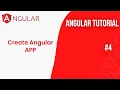 Angular Tutorial E4 Create Angular App 2023 Front End Development
