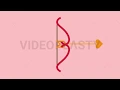 Cupid s Bow and Arrow Icon Animation MOV GIF