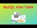 MySQL Tutorials for Beginners 2 MySQL ALTER TABLE