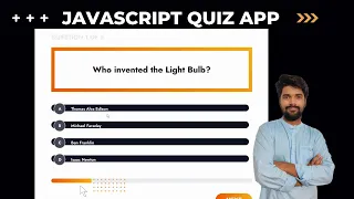 how to make a quiz app using javascript tutorial