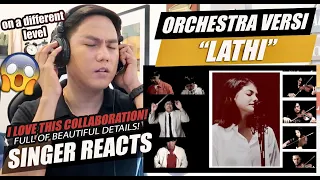 Download LATHI - Weird Genius, Sara Fajira, Erwin Gutawa Orchestra (Kolaborasi Virtual) | SINGER REACTION MP3