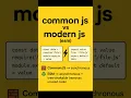 CommonJS vs Modern JavaScript ESM Which one should you use in 2025