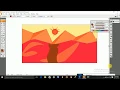 How to create SUNSET in vector Adobe Illustrator Flat Design Illustration Illustrator
