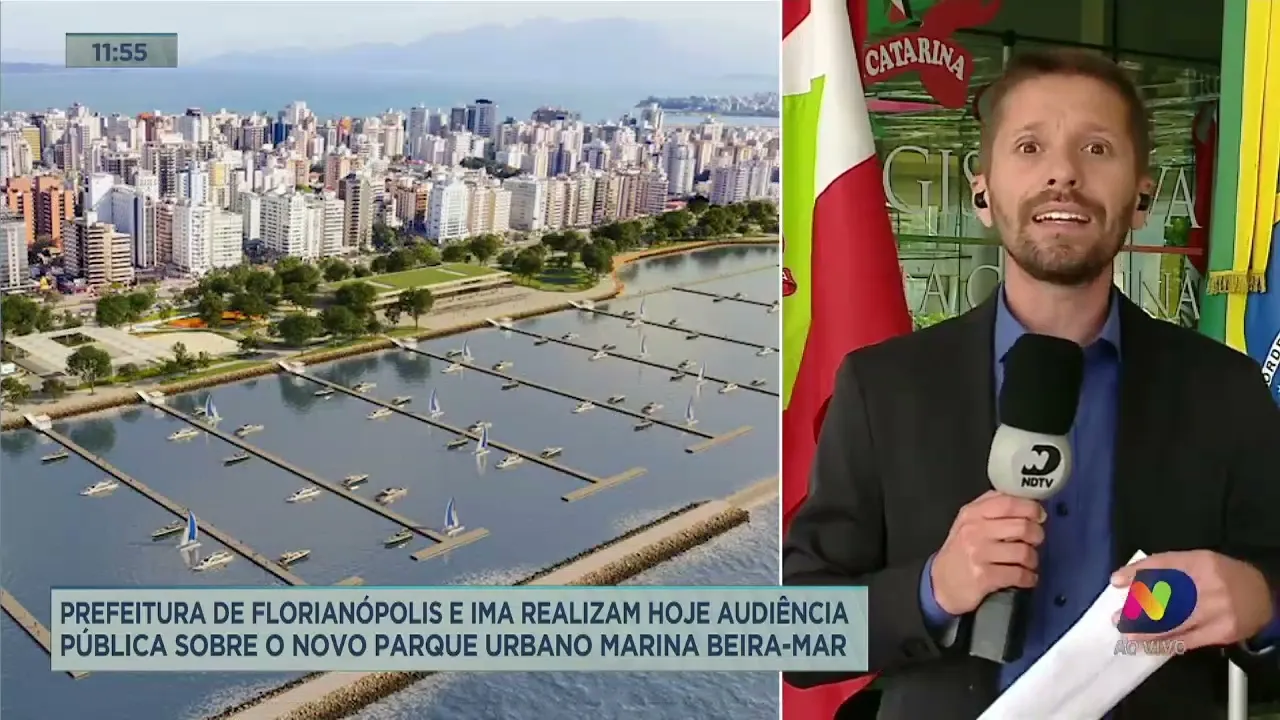 Audiência pública sobre a marina da Beira-Mar Norte, em Florianópolis, acontece nesta segunda-feira