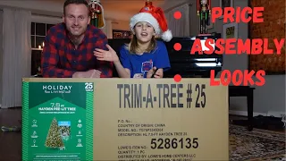 7 5 ft Pre-lit Hayden Pine Christmas Tree from Lowe s - REVIEW