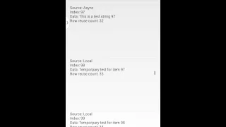 Demonstration of using ParseREST api and Android Async task with HttpClient does not hang