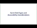 How to Create Accessible Forms in PDF Documents