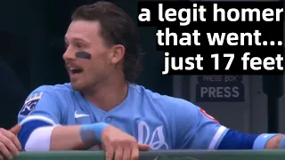 We Just Saw Bobby Witt Jr Hit The Shortest Home Run In MLB History at Just 17 Feet