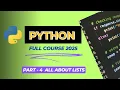 All About Lists in Python Ultimate Guide to Collections Python Course Lecture 4