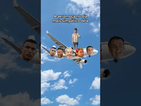 A AEROMOÇA NO DIA MAIS SIMPÁTICO DELA
