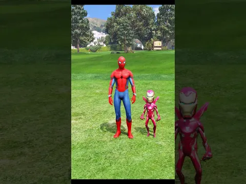 GTA5 Superman Turns Into A Baby While Playing HIDE AND SEEK | #shorts #gta5