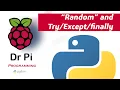 Python Code Random Try Except and Finally