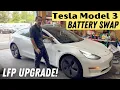 Tesla Model 3 Battery Swap Chemistry Change NMC to LFP