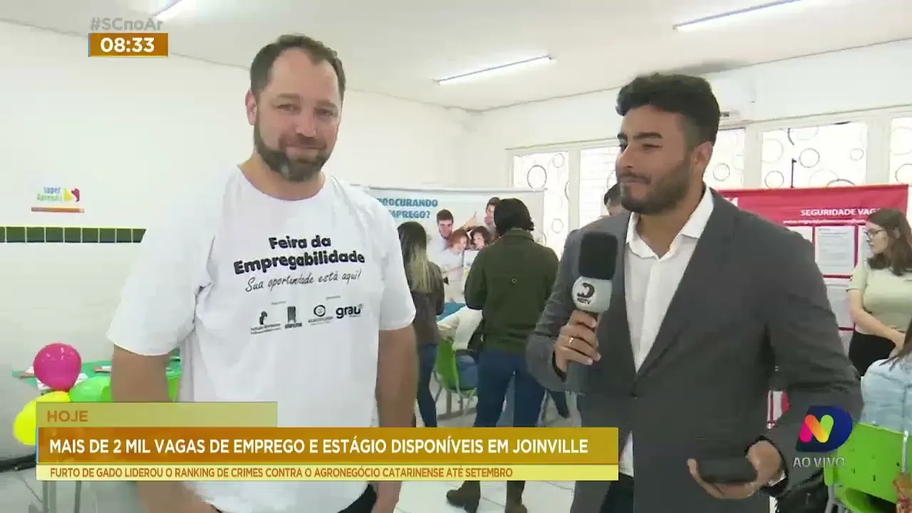 Oportunidade: mais de 2 mil vagas de emprego e estágio estão abertas em Joinville