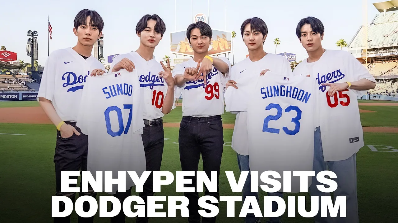 ENHYPEN Visits Dodger Stadium