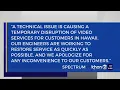 Spectrum outage due to technical issue