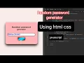 Build a Random Password Generator in JavaScript Step by Step