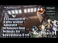 Companion Gifts using Amidst Whispering Winds in Serenitea Pot Genshin Impact