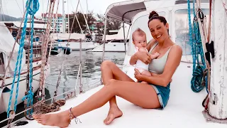 After 7 months of Boat Work, IT’S SPLASH DAY!!!  Ep 231