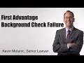 First Advantage Background Check Fail